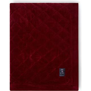 Lexington Quilted Organic Cotton Velvet sengetæppe 240x260 cm Red