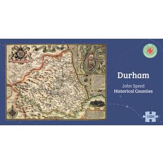 Durham Historical 1610 Map 1000 Piece Puzzle