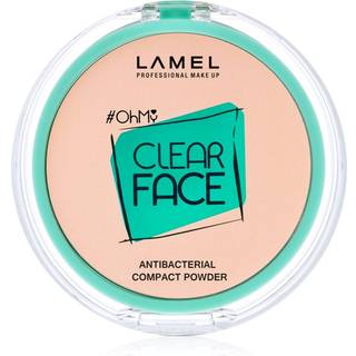 LAMEL OhMy Clear Face Kompakt pudder Med antibakterielle ingredienser Skygge 403 Rosy beige 6 g - 6 g