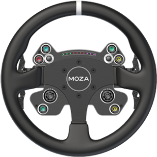 Moza Racing MOZA CS V2P Steering Wheel - Leather (33 cm) - Wired Wheel - PC