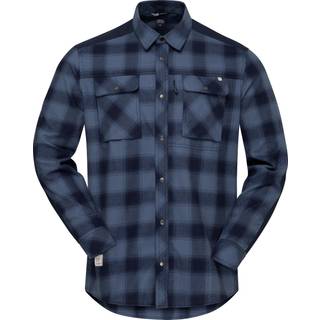 Norrøna Men's Femund Flannel Shirt Navy Blazer, XL