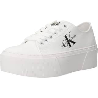 Canvas Platform Trainers - White - EU 40