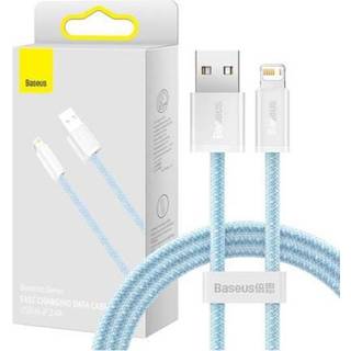 Baseus - Dynamisk Kabel USB til Lightning, 2.4A, 1m - Blå