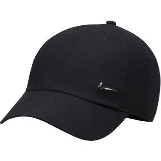 Ustruktureret Nike Dri-FIT Club-metal-Swoosh-kasket - sort - M/L