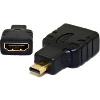 NÖRDIC HDMI N5006, Micro HDMI til have HDMI-adapter ho 4Kx2K 60Hz 10,2Gbps