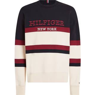 Tommy Hilfiger Herren Sweatshirt beige,blau Gestreift