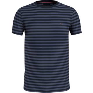 Tommy Hilfiger Herren T-Shirt blau gestreift Slim Fit