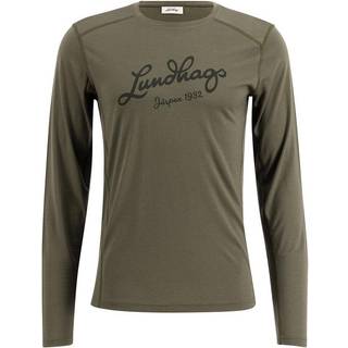 Lundhags Fulu Merino L/S Merino-shirt Herrer størrelse M farve green