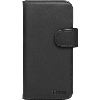 iPhone 13 Pro Trunk 2-i-1 Ægte Læder Cover m. Pung - Sort