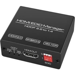 HDMI EDID-emulator - HDMI 2.0b 4K60Hz 18Gbps HDCP2.2 CEC HDR YUV 4:4:4