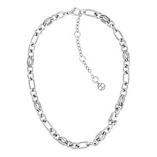 Stainless Steel Contrast Chain-Link Necklace