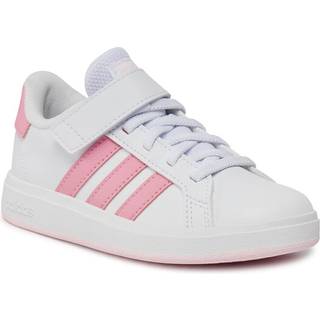 Grand Court 2.0 Kids-sko - Cloud White / Bliss Pink / Clear Pink - 33 1/2