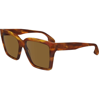 Victoria Beckham Kvinde VB672S 223 Solbriller Acetat Havana Firkantet Normal Normal