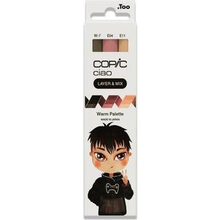 Marker Set Ciao Layer & Mix Warm Palette 3 Stück