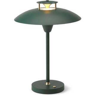 Stepp 1-2-3 - Portable Bordlampe - Ø22 - Dark Green/Antique Brass - Halo Design