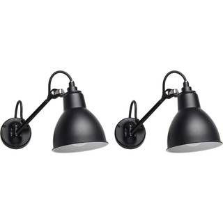 104 Badeværelse Væglampe Sort 2 pak - Lampe Gras