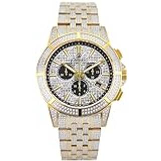 Louis XVI Majesté Iced Out 1124 - Herre - 43 mm - Analog - Quartz - Safirglas
