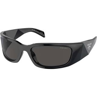 Prada Mand PR A19S 1AB5S0 Solbriller Acetat Sort Grå Sommerfugl Normal