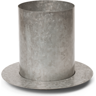 ferm LIVING Auran urtepotte, grå, højde 21 cm, jern