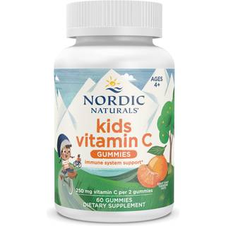 Nordic Naturals - Børne Vitamin C Tyggetabletter, Frisk Appelsin - 60 tyggetabletter