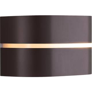 Nordlux Udendørs væglampe Sibelis, dæmpbar, Brun/rust, Plast