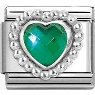 Nomination Green Heart Dots Charm
