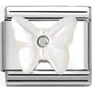 Nomination Butterfly Mother Of Pearl Charm - White
