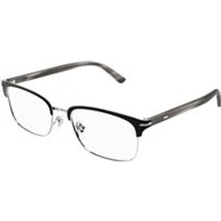 Gucci Mand GG1448O 003 Optiske stel Metal Sølv Transparent Firkantet