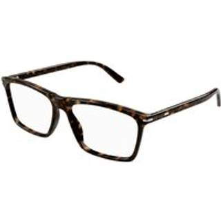 Gucci Mand GG1445O 002 Optiske stel Acetat Havana Transparent Firkantet