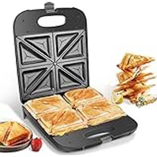 Dylan Sandwichmaker 1400W med 4 Plader - Sort