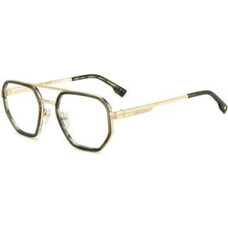 Dsquared2 D2 0111 JDJ 52 Briller Mænd Grøn - Gold - 52mm