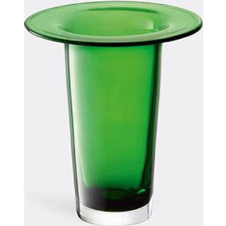 LSA International Vases - 'Victoria' vase, medium, fern green in GREEN Glass