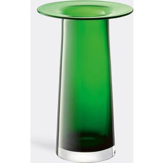 LSA International Vases - 'Victoria' vase, large, fern green in GREEN Glass