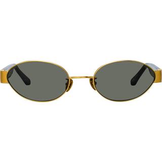 Linda Farrow SADIE LFL1469 C1 53 Solbriller Kvinder Guld - Yellow Gold - 53mm