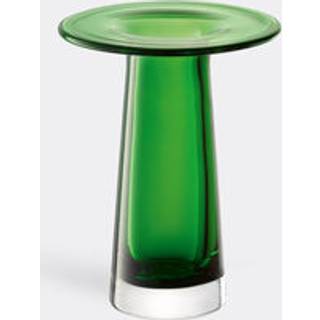 LSA International Vases - 'Victoria' vase, small, fern green in Green Glass