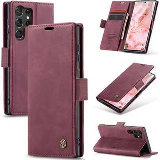 Samsung Galaxy S24 Ultra Caseme 013 Series Pung Cover - Rød