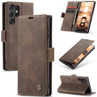 Samsung Galaxy S24 Ultra Caseme 013 Series Pung Cover - Kaffe