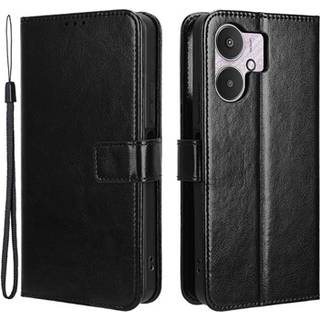 Xiaomi Redmi 13C 5G/Poco M6 Pung Cover med Magnetisk Lukning - Sort