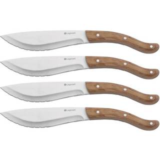 Tomahawk steakkniv, lyst træ, 4 stk.