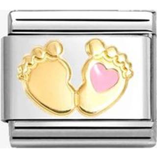 Nomination Baby Pink Feet Charm - Gold