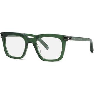 Philipp Plein Mand VPP115M PLEIN ICON 0G61 Optiske stel Acetat Grøn Firkantet