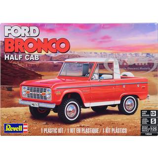 Revell 14544 Ford Bronco Half Cab 1:25 Skala 140-delt f?rdighedsniveau 5 Model Building Kit