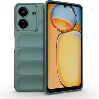EIDERWOOD Xiaomi Poco C65 / Redmi 13C (4G) Fleksibelt Plastik Cover - Mørkegrøn