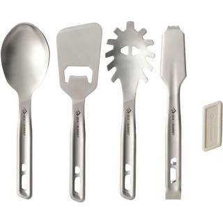Sea To Summit Detour SS Utensil Set 4pc Stainless Steel Grey, OneSize