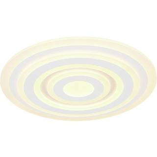 Alois LED-loftslampe, hvid, Ø 49 cm, metal/akryl