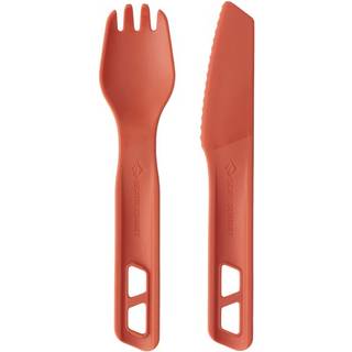 Sea To Summit Passage Cutlery Set 2 Pieces Spicy Orange, OneSize