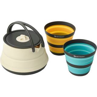 Sea To Summit Frontier Ultralight Collapsible Kettle Cook Set 3 Piece 1,1L With Cups Multi, ONESIZE