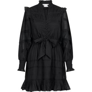 Salli S Voile Kjole, Black, 34