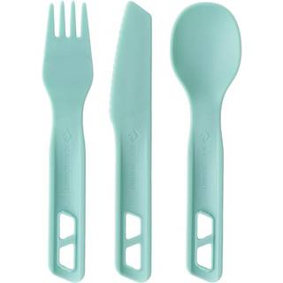Sea To Summit Passage Cutlery Set - [3 Piece] - Blue Aqua Sea Blue - Bestik