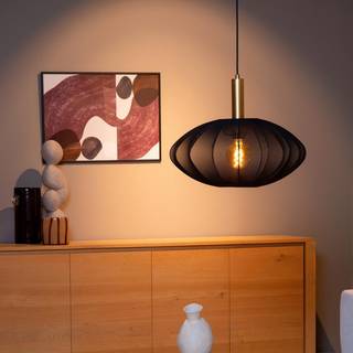 Corina hængelampe, sort, Ø 50 cm, E27